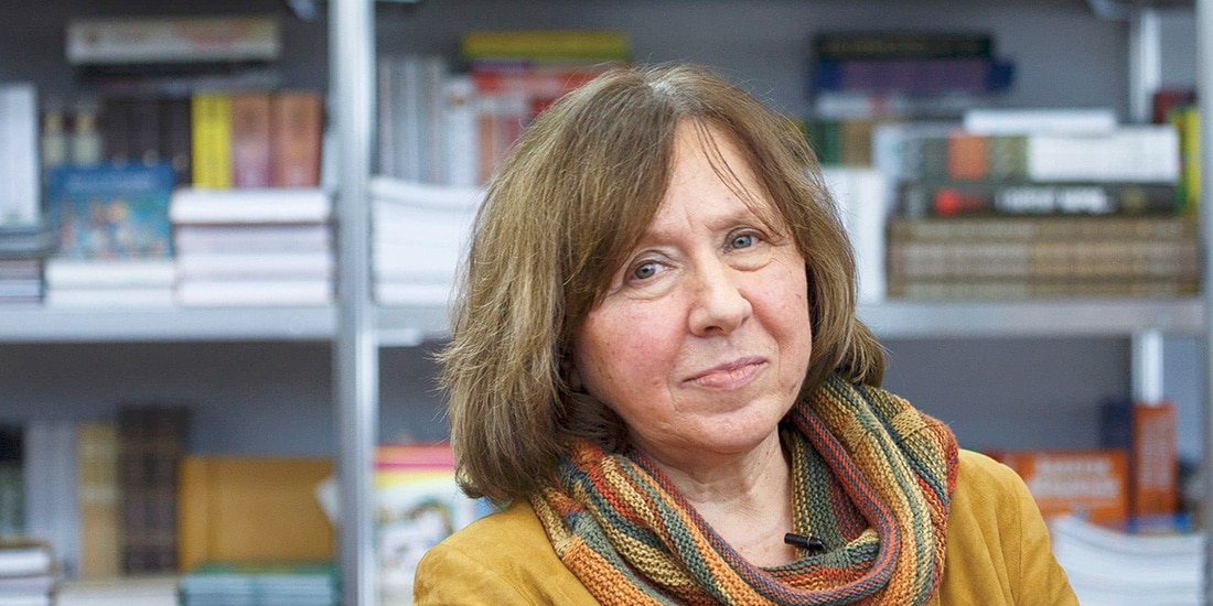 La guerra no tiene rostro de mujer a la que la autora llamó
"la novela coro", vendió más de dos millones de ejemplares.