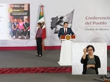 Mario Delgado participó este lunes en la Mañanera de CSP.
