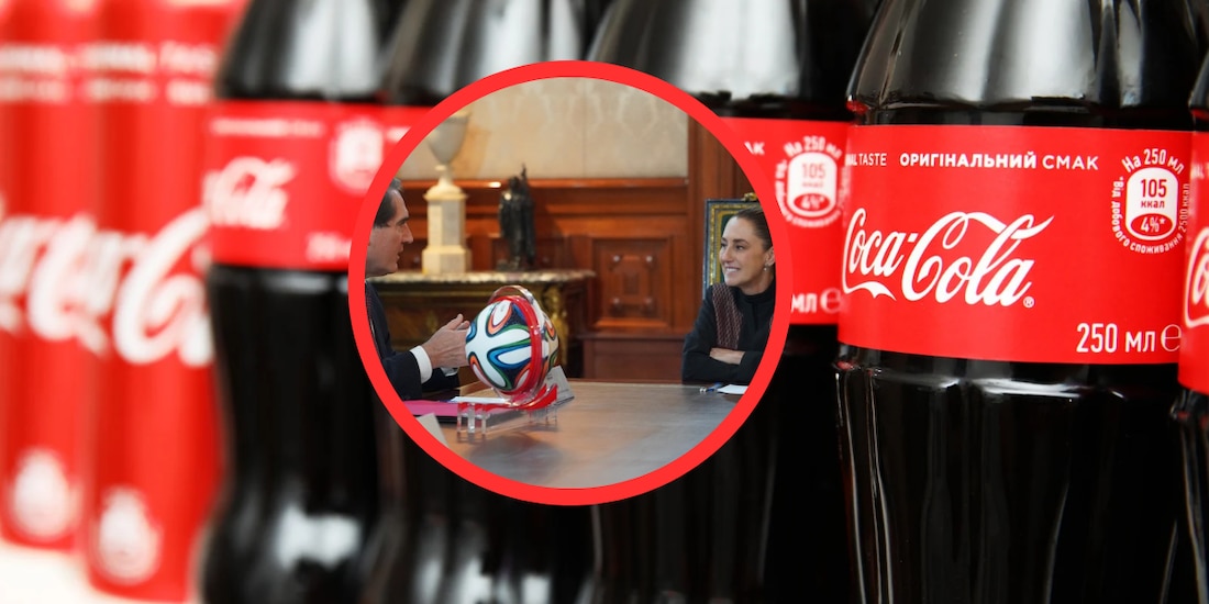 Anuncian inversión de Coca-Cola y llegada del trofeo mundialista al AIFA