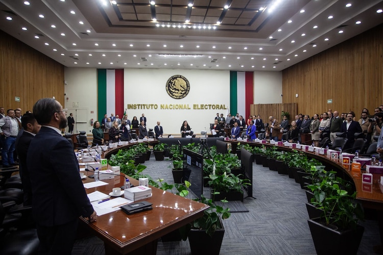 Sesión del Consejo General del INE, el 13 de julio de 2026.