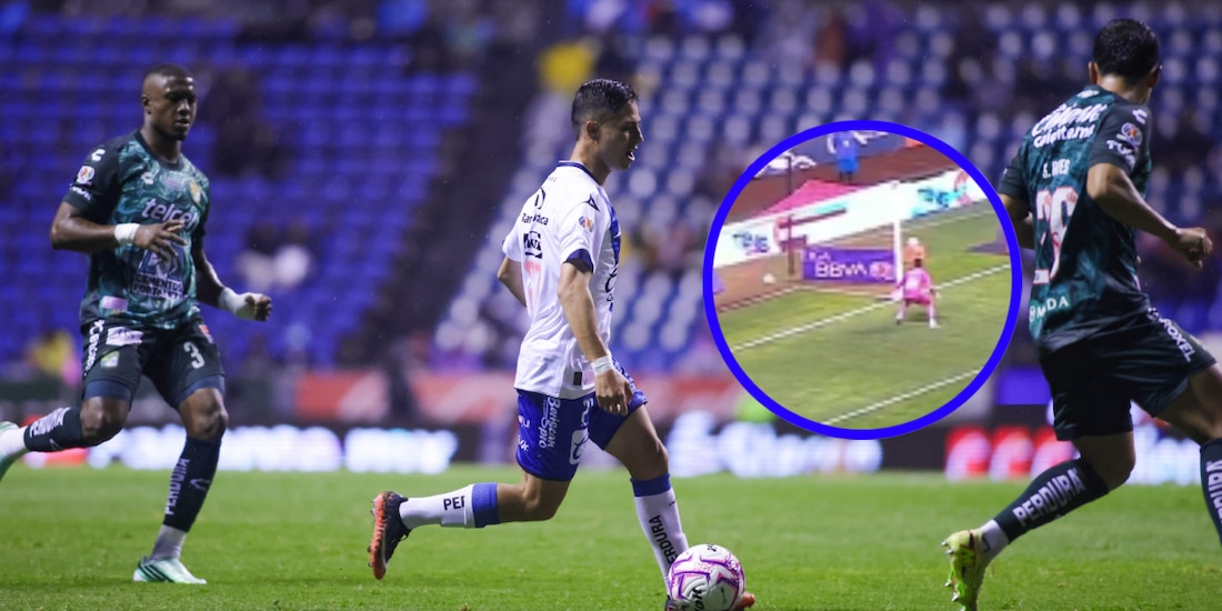 Puebla rescató un agónico punto ante León gracias a un golazo de volea de Eduardo Armenta.