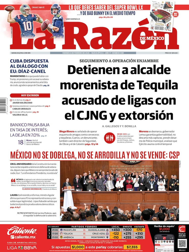 La Razón 06 Febrero 2026