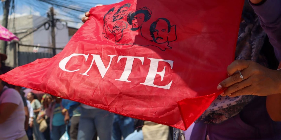 CNTE, en fotografía ilustrativa.