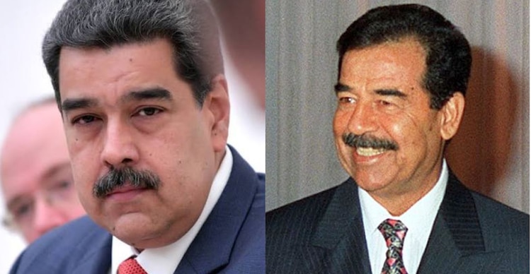 Nicolás Maduro y Saddam Hussein