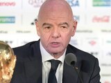 EL DIRIGENTE durante una conferencia de prensa en la pasada Copa del Mundo.