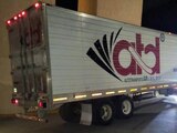 El tráiler refrigerado enviado a Ciudad Juárez.