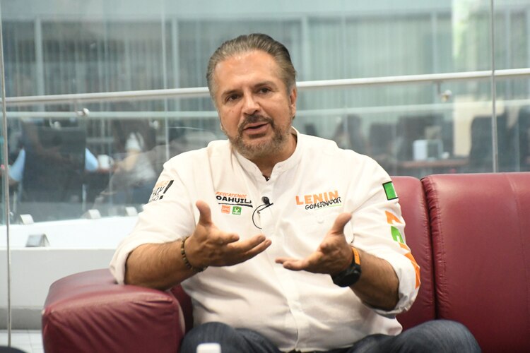 Lenin Pérez, candidato a la gubernatura de Coahuila.