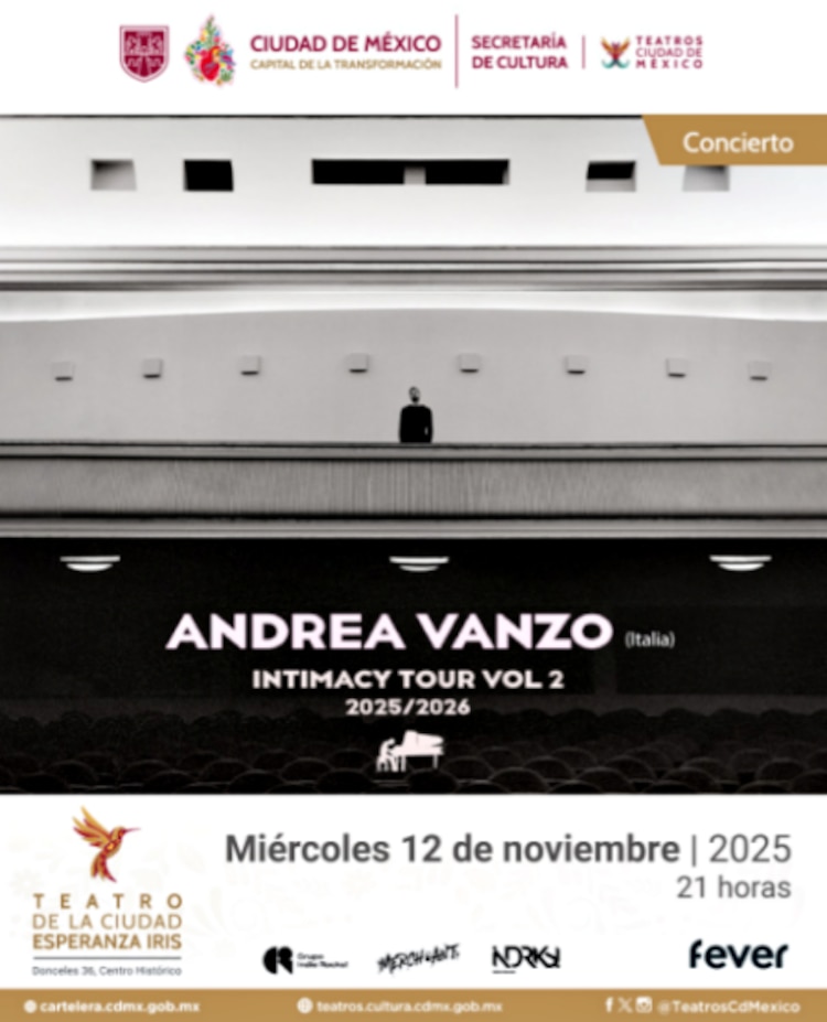 Concierto de Andrea Vanzo en México