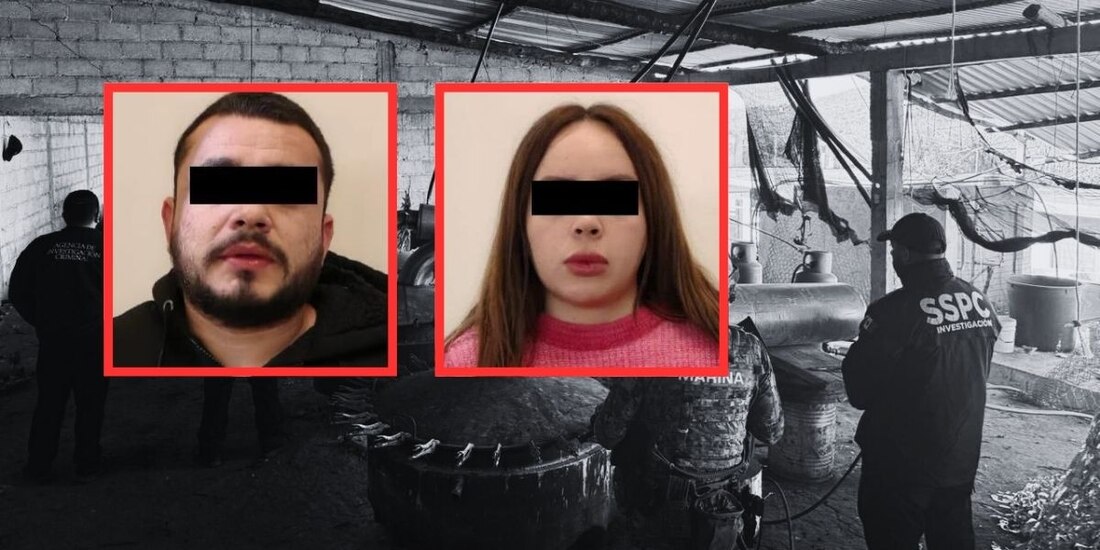 Aseguran dos laboratorios y detienen a 14 en Tlaxcala y Puebla.