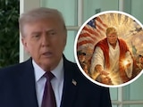 Trump explica origen de ilustración que lo retrata como Jesús: "sí la posteé, pero creí que era un doctor", explica.