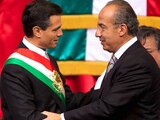 Enrique Peña Nieto y Felipe Calderón en la toma de posesión de 2012.