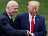 Gianni Infantino y Donald Trump durante una reunión en septiembre de 2019.