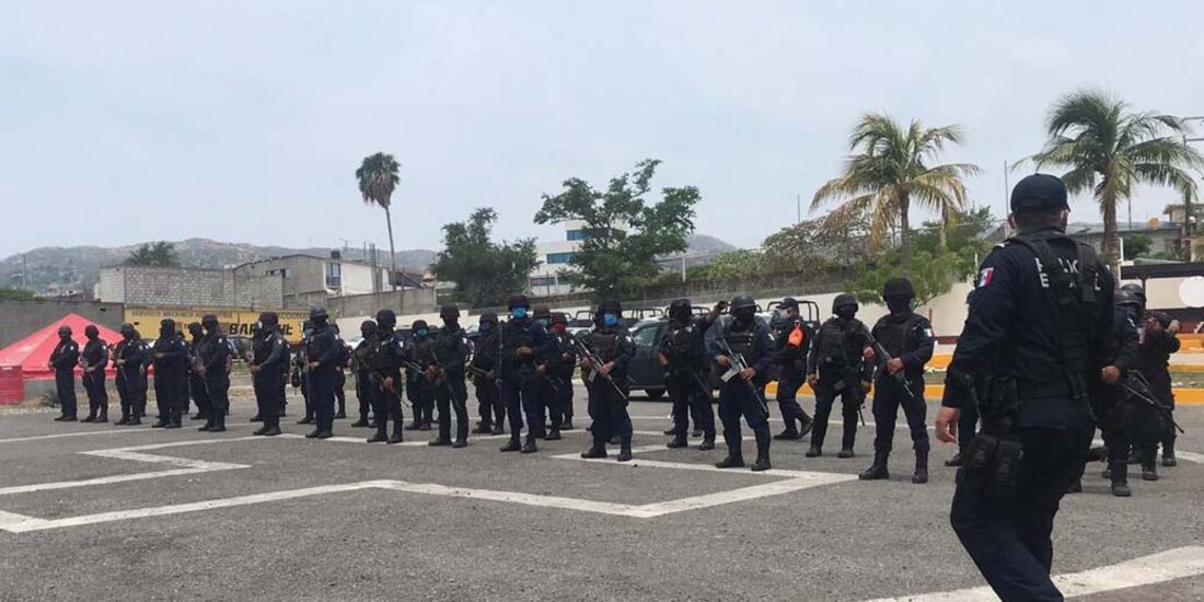 Alista SSP despliegue de fuerzas policiales para garantizar seguridad en la San Mateo del Mar.