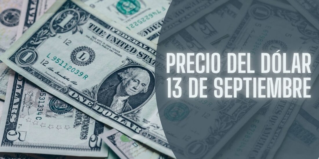 Este es el precio del dólar hoy viernes 13 de septiembre de 2024.