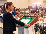 La Presidenta Claudia Sheinbaum en Querétaro.