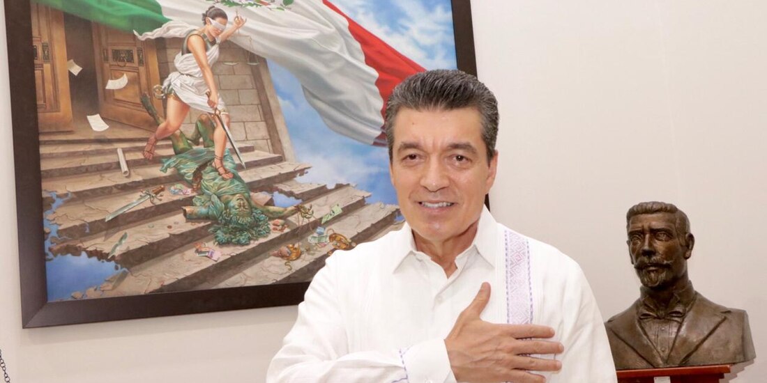 El gobernador de Chiapas, Rutilio Escandón, en imagen de archivo.