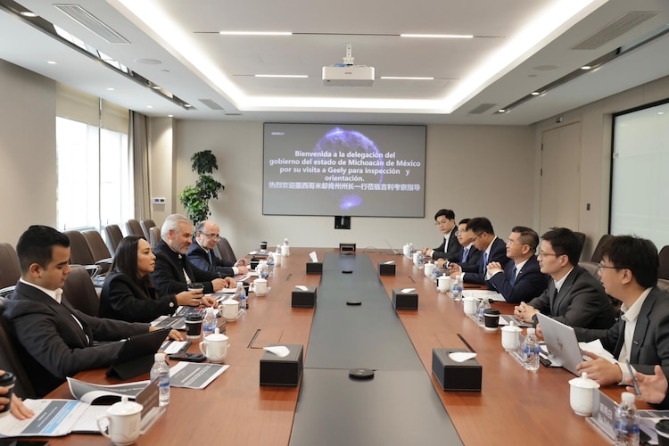 Representantes de Geely Automobile Group y el Gobierno de Michoacán dialogan sobre nuevas oportunidades de inversión.
