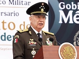 Ricardo Trevilla, secretario de la Defensa, durante el desfile cívico militar del 216 aniversario de la Independencia.