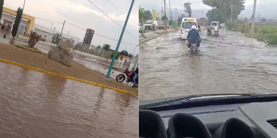 El canal Maravillas se desbordó; habitantes de la zona realizaron labores de limpieza.
