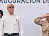En la imagen, el Presidente de México, Andrés Manuel López Obrador y el gobernador de Baja California, Jaime Bonilla