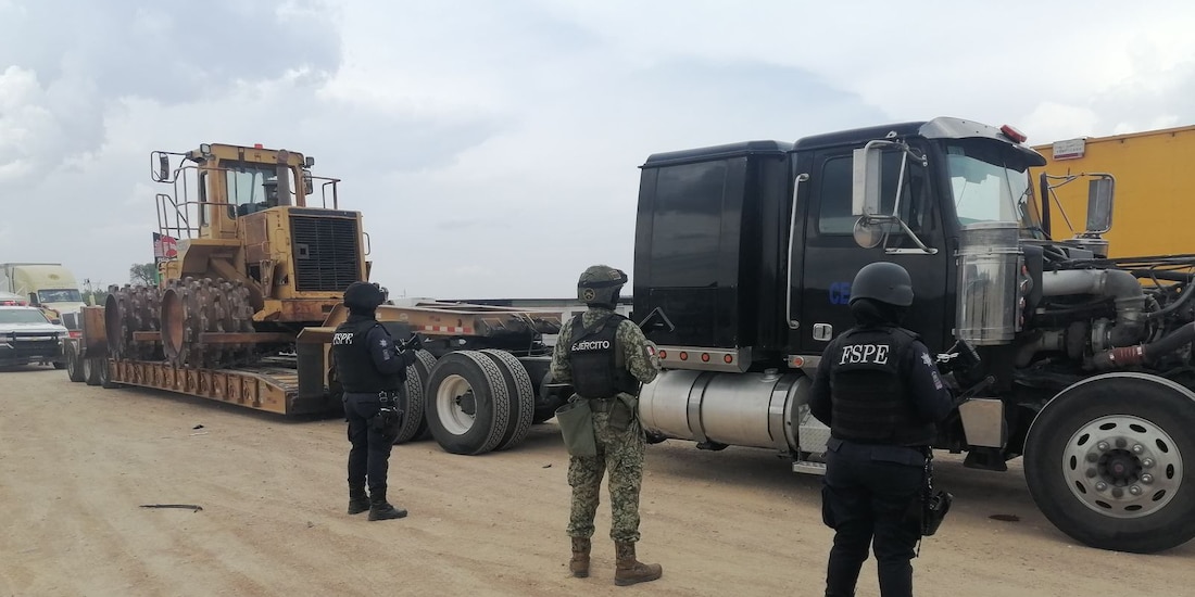 Operativo de seguridad en Guanajuato.
