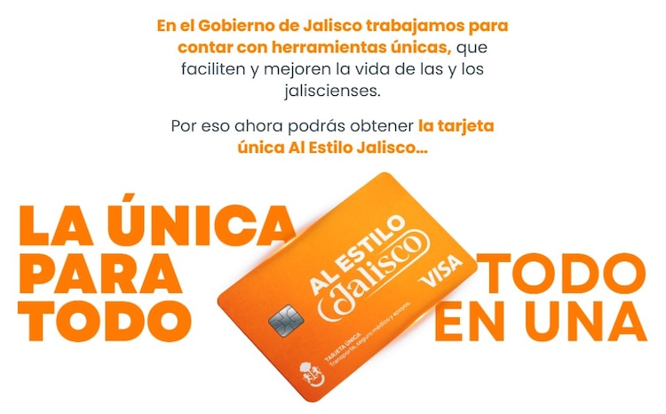 Tarjeta Al Estilo Jalisco.