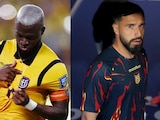 Enner Valencia y Hernán Galíndez, los dos jugadores de Ecuador que se retiran tras la derrota ante México