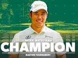 Hideki Matsuyama consiguió su primer Masters de Augusta