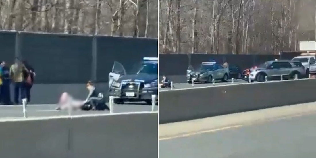 Sujeto baja de vehículo, tras choque múltiple, y apuñala a varias personas, en Virginia, EU.