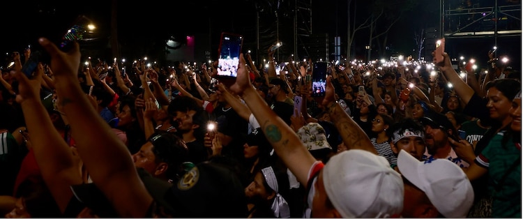 Asistentes al concierto.