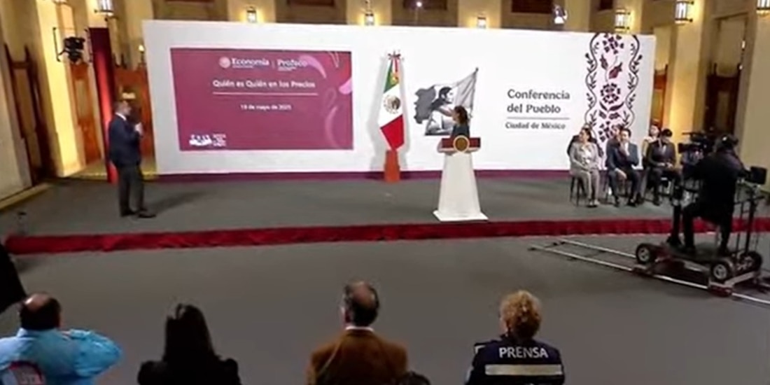 Iván Escalante, titular de Profeco, en la Mañanera.