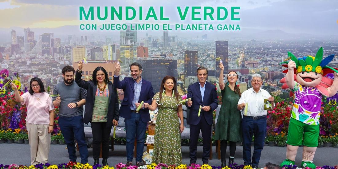 Clara Brugada anuncia 10 ejes para consolidar un ‘Mundial Verde’ en CDMX.