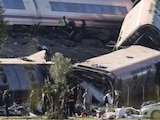 Choque de trenes en España