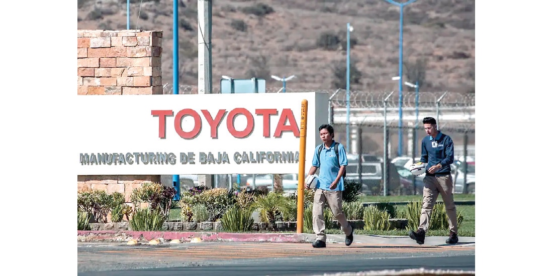 LA PLANTA DE TOYOTA en Tijuana inició operaciones en 2004,
produciendo inicialmente las cajas para la camioneta Tacoma
