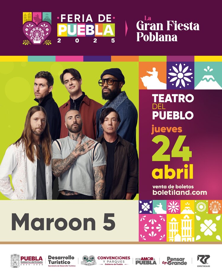 Maroon 5 abrió las actividades en el Teatro del Pueblo.