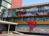 Vandalizan mural de David Alfaro Siqueiros en Rectoría de la UNAM.