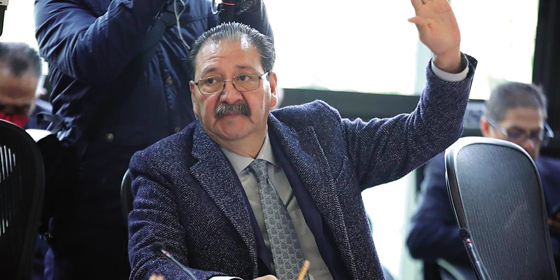 Reginaldo Sandoval, en la integración del Comité de Ética y dictámenes de consenso, el 11 de noviembre del 2025.