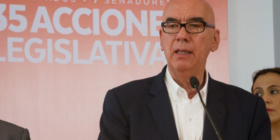 El líder nacional de Movimiento Ciudadano, Dante Delgado.