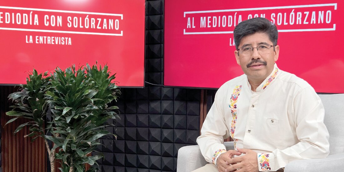 El candidato a ministro del máximo tribunal del país, ayer, en entrevista con La Razón.