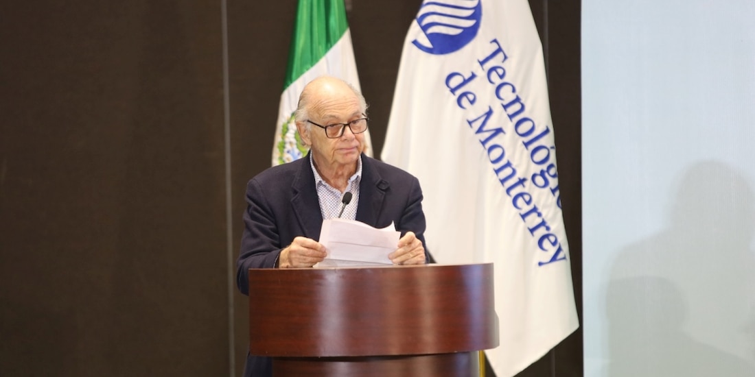 Enrique Krauze en la FIL Monterrey, el sábado 10 de octubre de 2026.