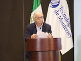 Enrique Krauze en la FIL Monterrey, el sábado 10 de octubre de 2026.
