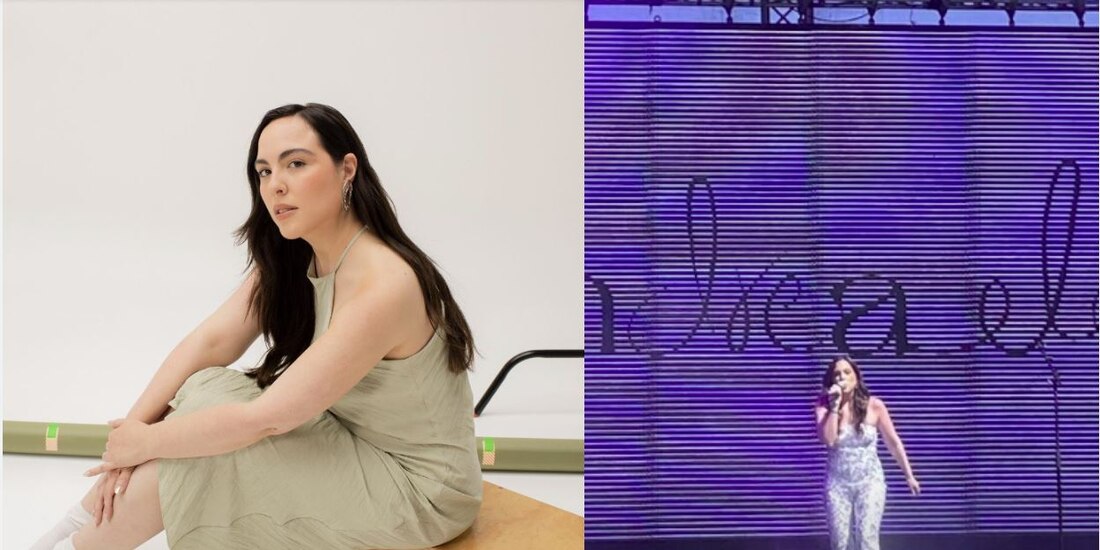Andrea Ele de La Voz México cantó sin público en el festival Pa'l Norte