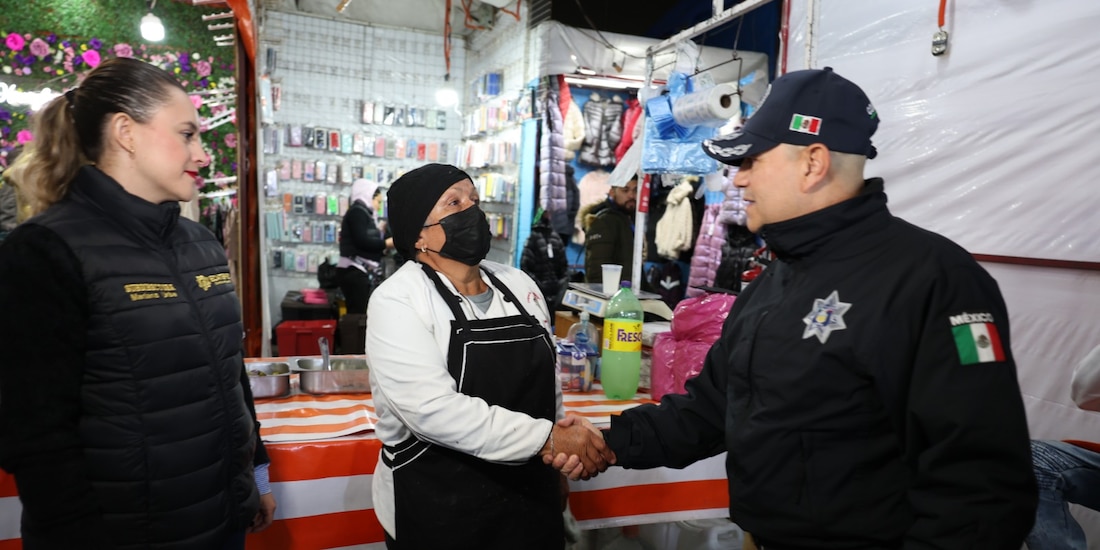 La autoridad de Seguridad en Ecatepec.