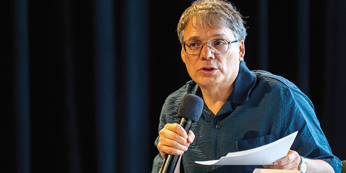 Luis Mario Moncada, ayer en conferencia.