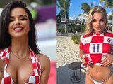 Ivana Knoll y Ana Maria Markovic son dos entusiastas seguidoras de la Selección Croata