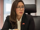 Itzel Contreras, directora de Sostenibilidad, en entrevista con La Razón.
