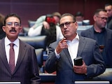 A la derecha, el senador Manlio Fabio Beltrones, en una fotografía tomada en abril en el Senado.