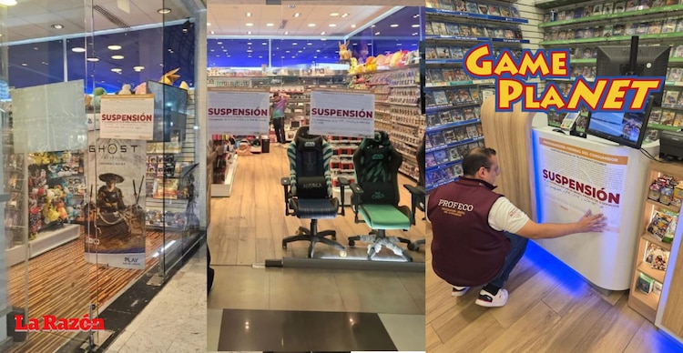 Profeco coloca sellos de suspensión en Gameplanet