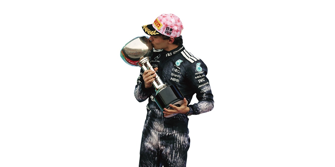 EL ITALIANO ayer, con su trofeo.