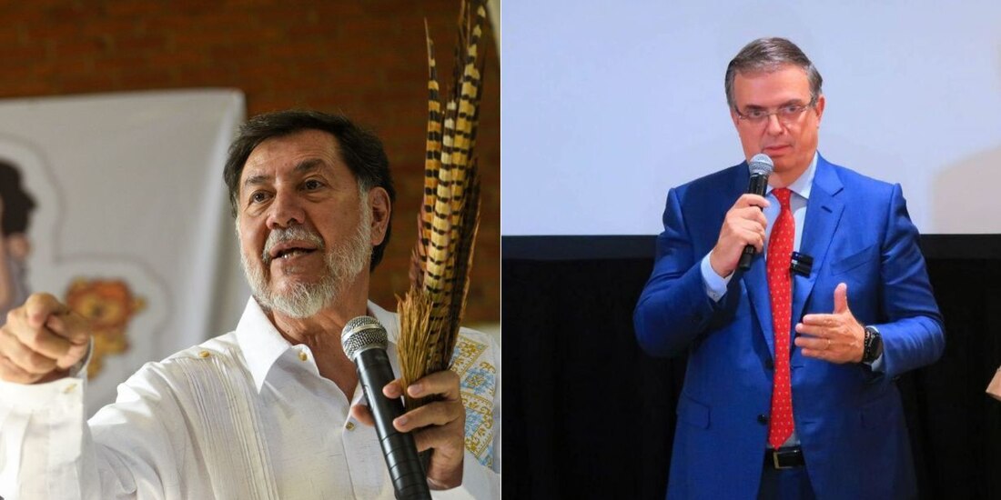 Noroña le dedicó una canción a Ebrard.
